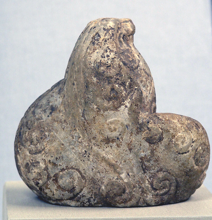 Bird with Lion's Head, Marble, China 