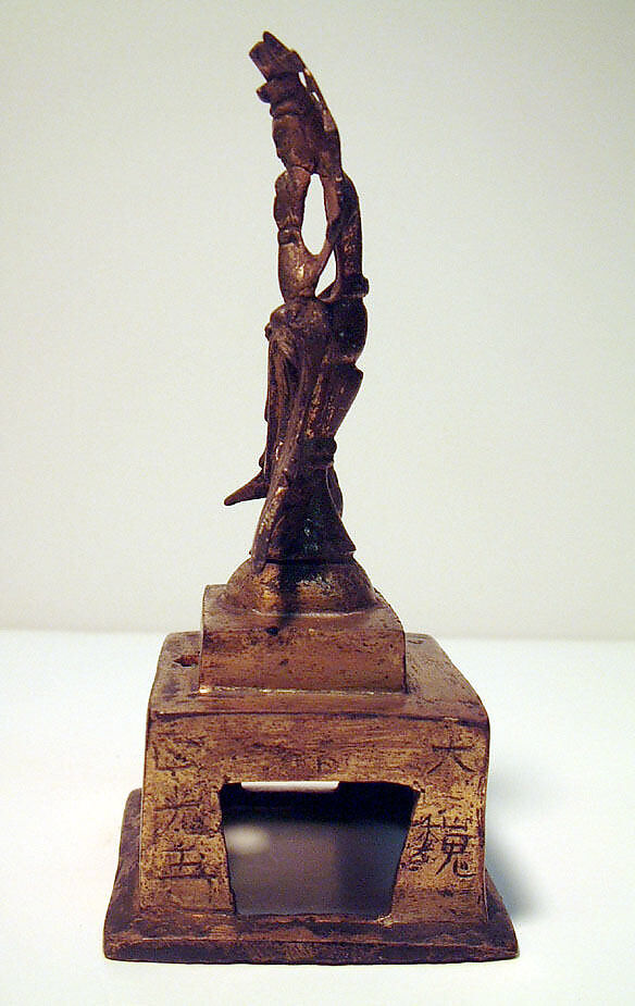 Seated Buddha, Gilt bronze, China