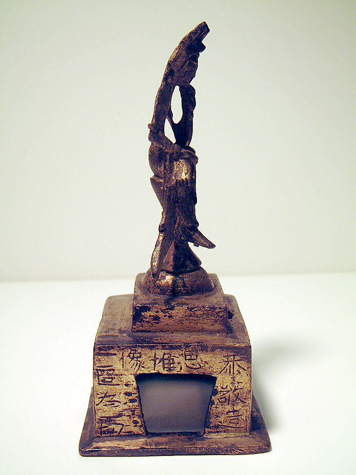 Seated Buddha, Gilt bronze, China