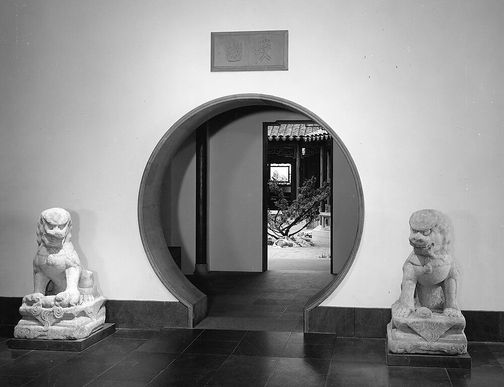 Seated Lion (one of a pair), Marble, China