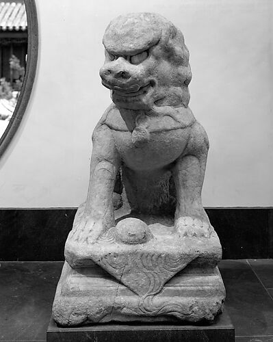 Seated Lion (one of a pair)