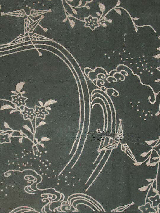 Kosode, Resist-dyed large-scale patterns, Japan