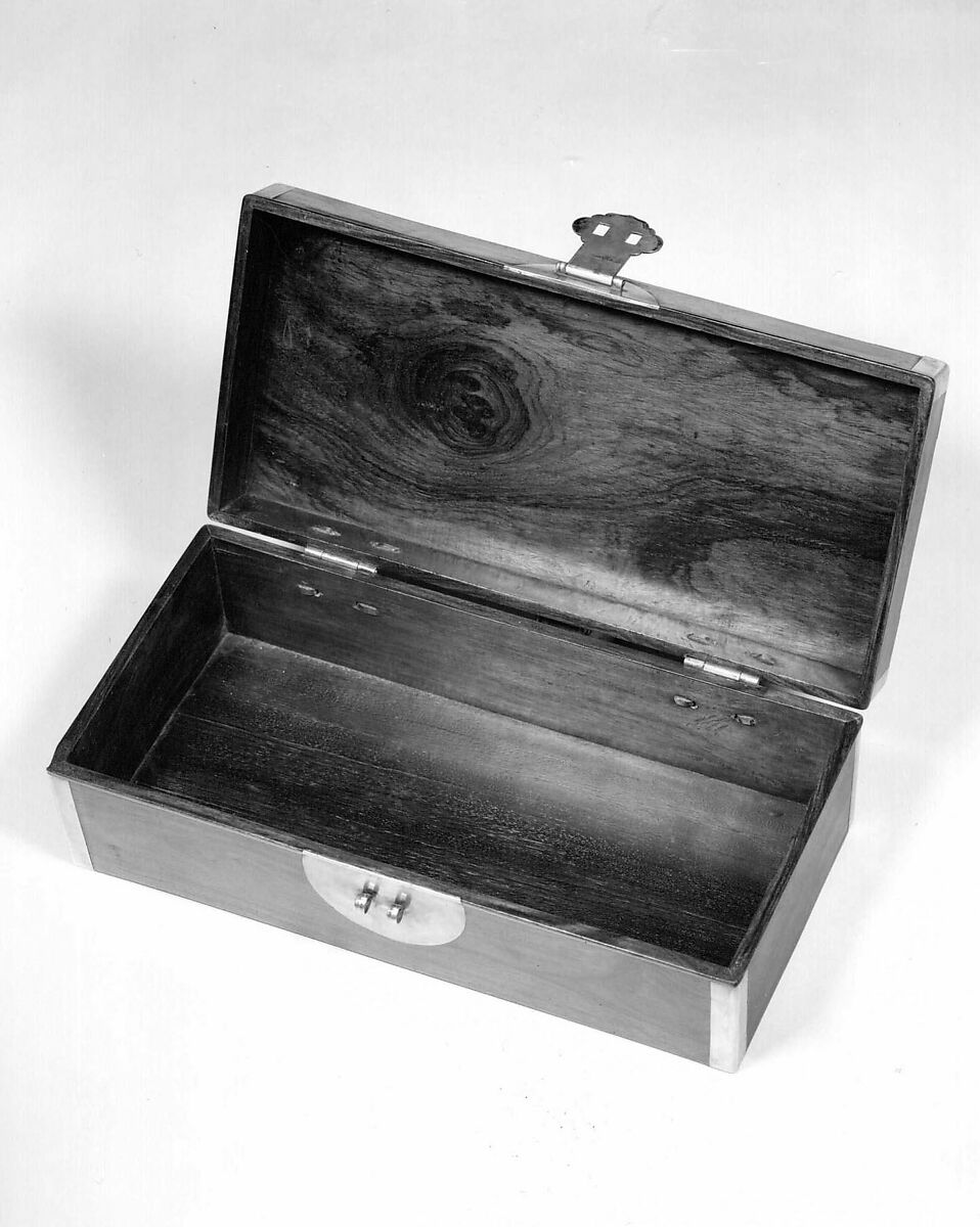 Writing box, Indian rosewood (huali), China