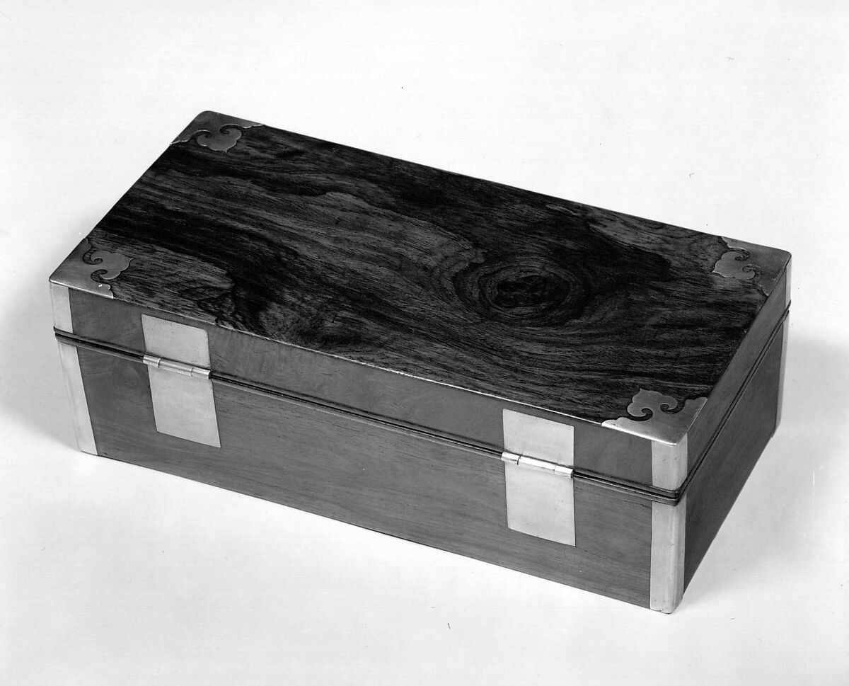Writing box, Indian rosewood (huali), China 