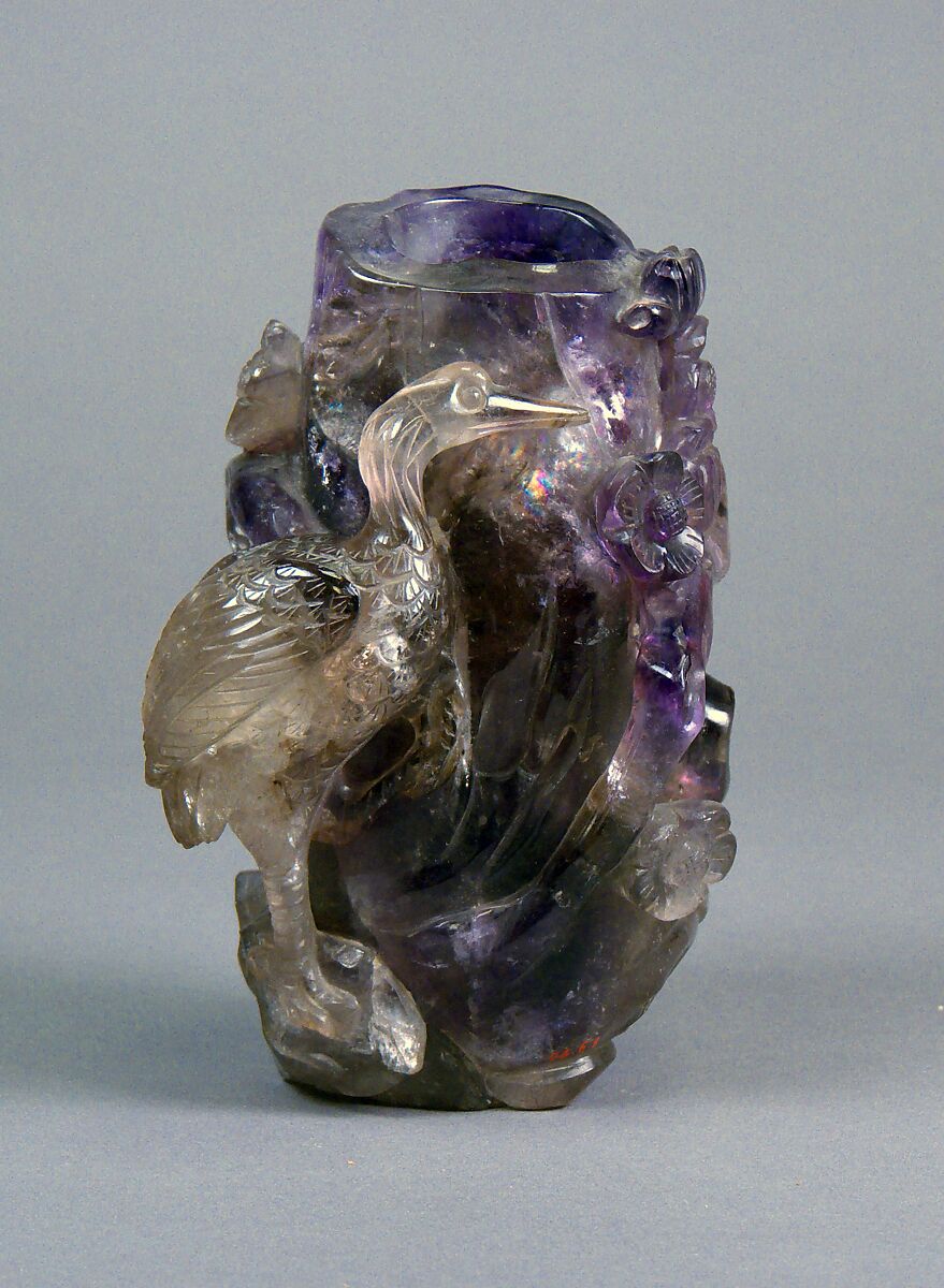 Cup, Amethyst quartz, China 