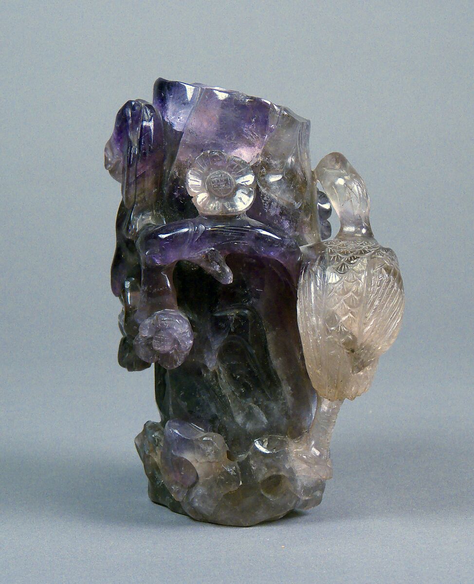 Cup, Amethyst quartz, China