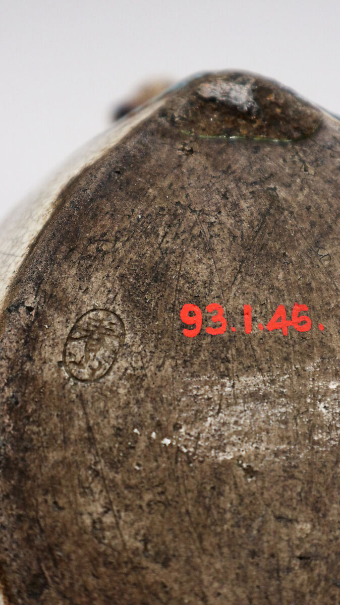 Bowl in the Shape of a Ladle, In the style of Shunzan, Seto ware, Oribe Revival type; glazed stoneware , Japan