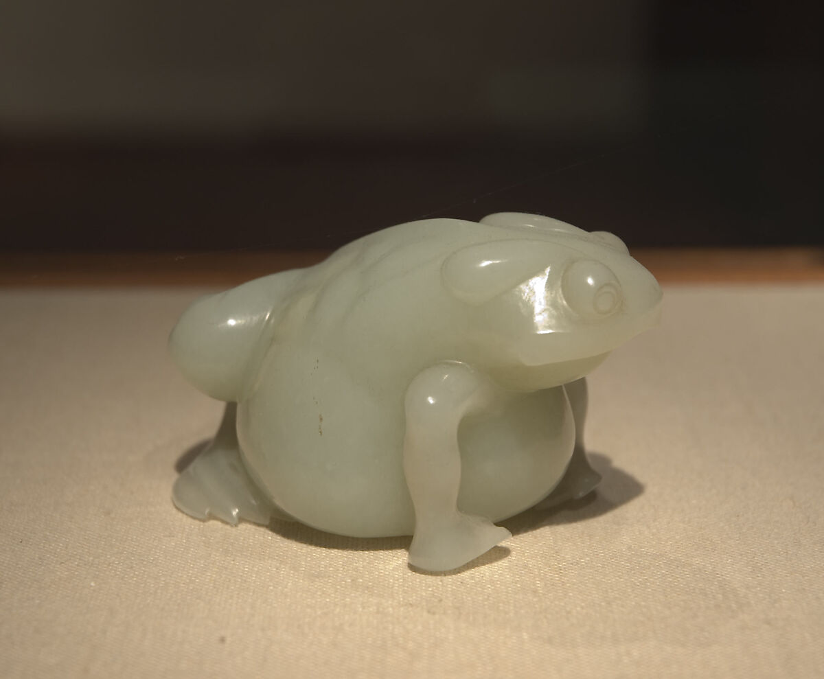 Crouching Frog, Jade (nephrite), China