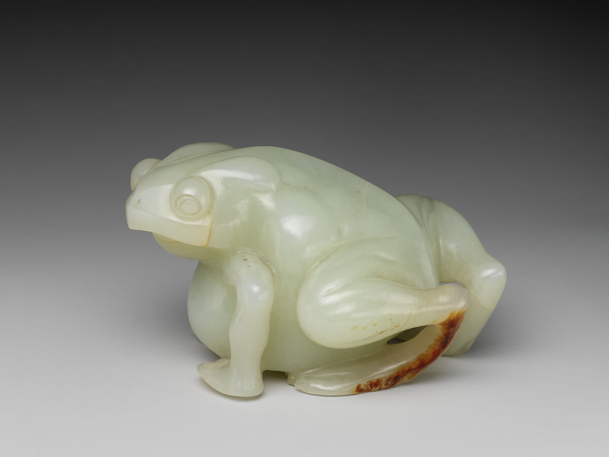 Crouching Frog, Jade (nephrite), China