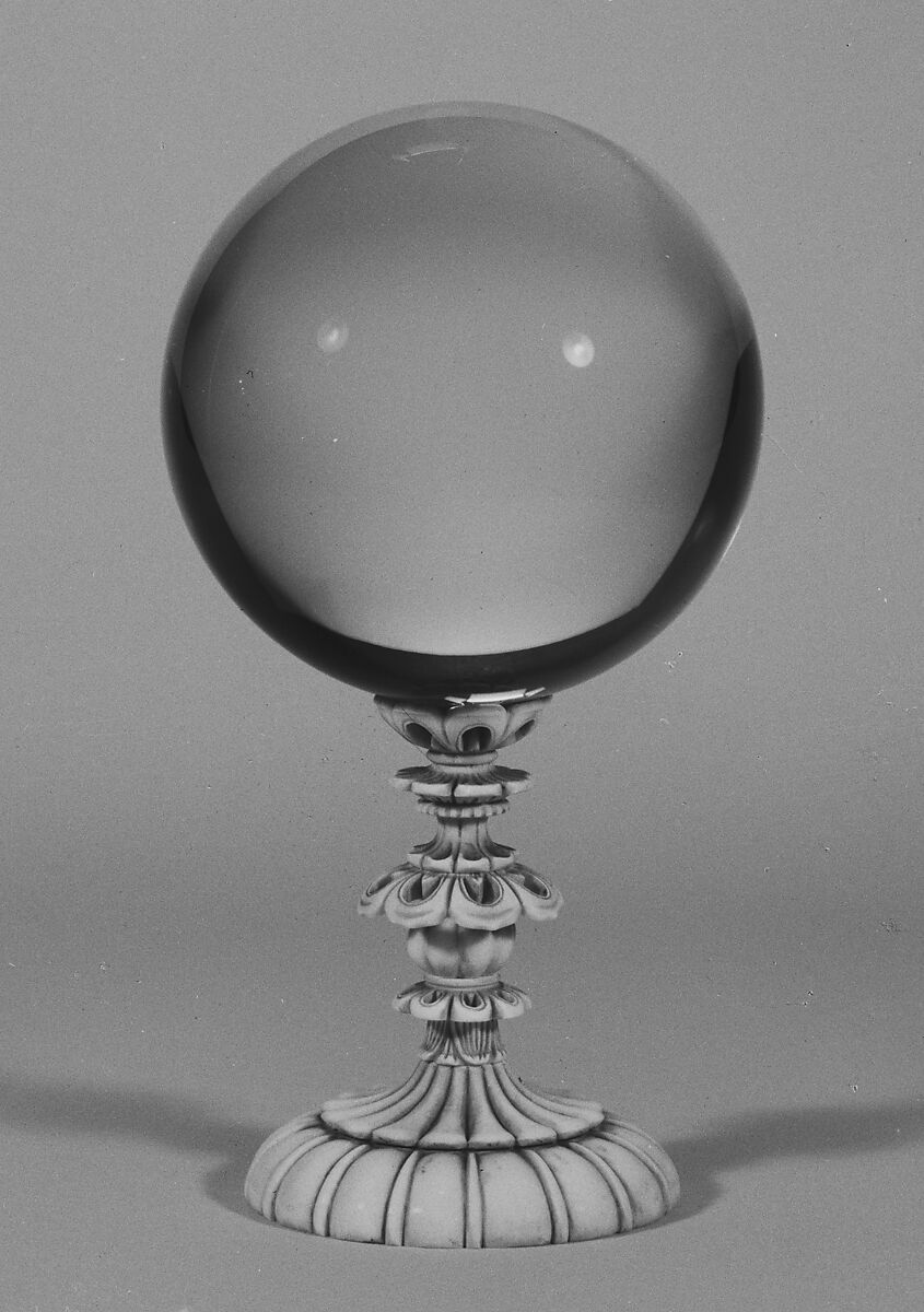 Crystal Ball on Stand, Crystal, China 