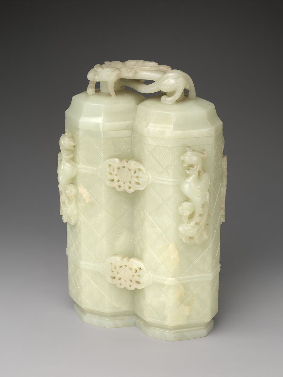 Double vase, Jade, China