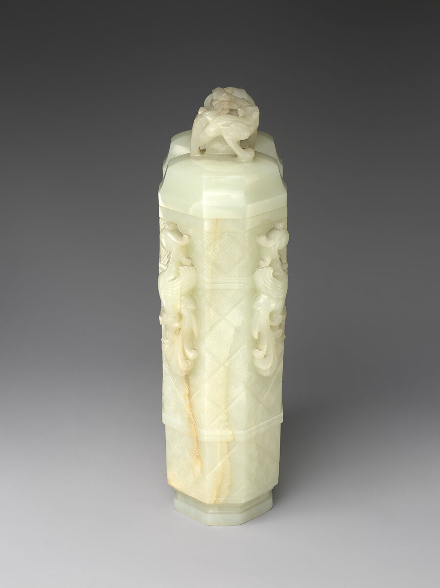 Double vase, Jade, China