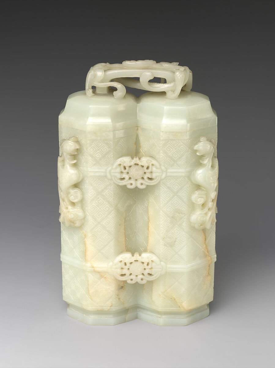 Double vase, Jade, China