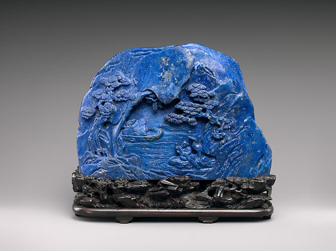Mountain with landscape scene

