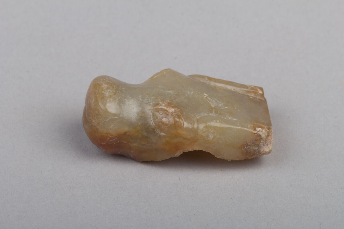 Head of a Fantastic Animal, Jade, China