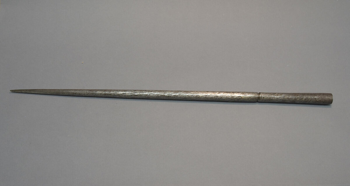 Shaft or mandrel for jade carving, Steel, China 