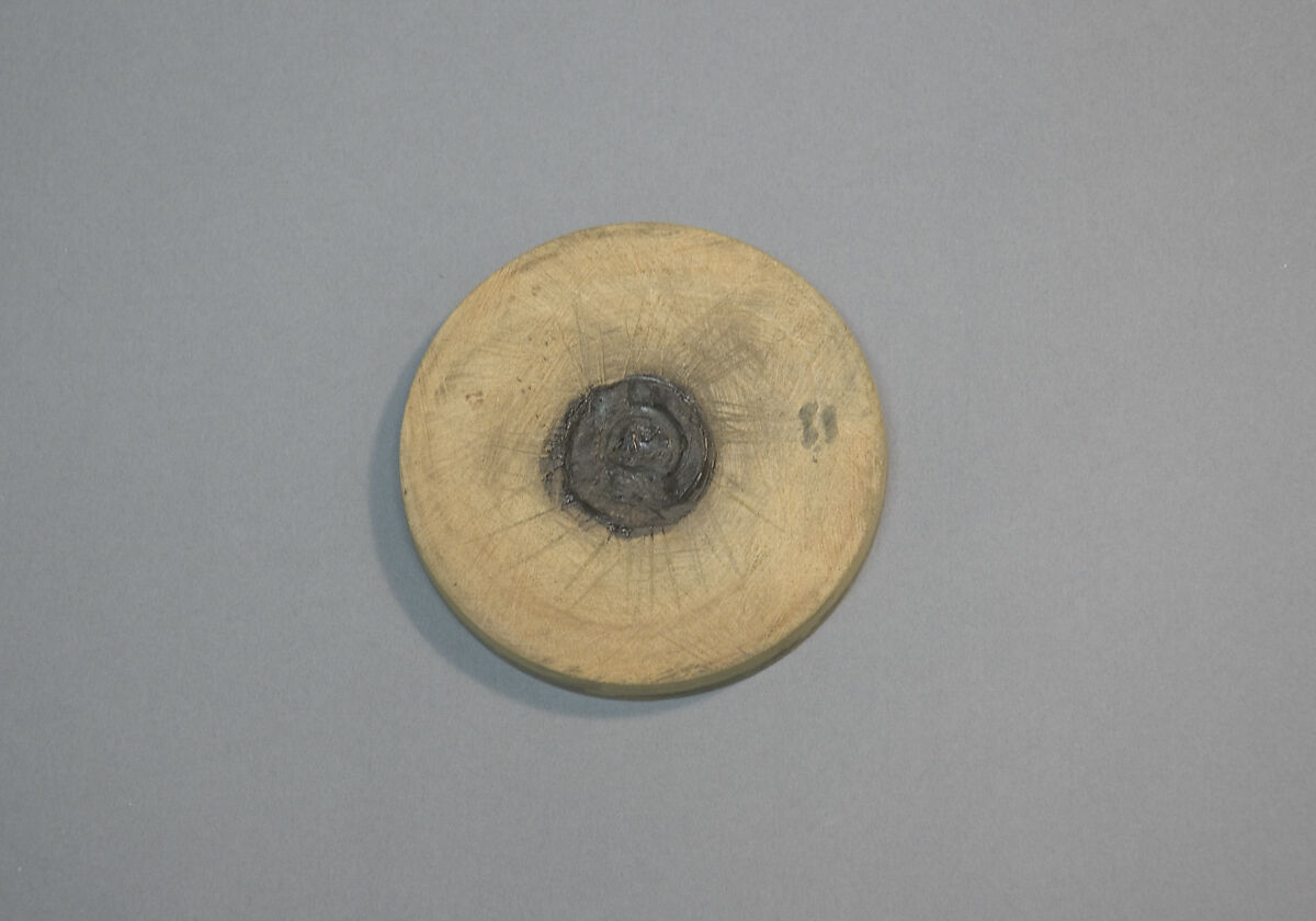 Polishing wheel for carving jade, Wood, China