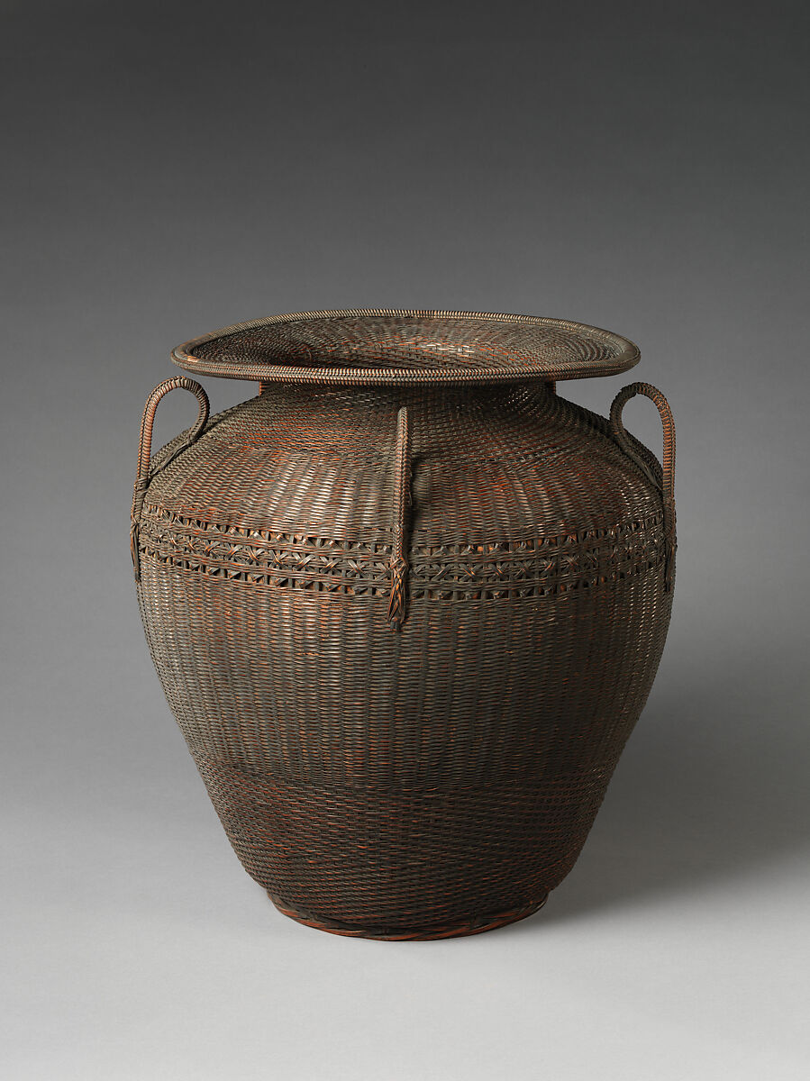 Karamono-Style Flower Basket (Hanakago), Hayakawa Shōkosai I  Japanese, Timber bamboo and rattan, Japan