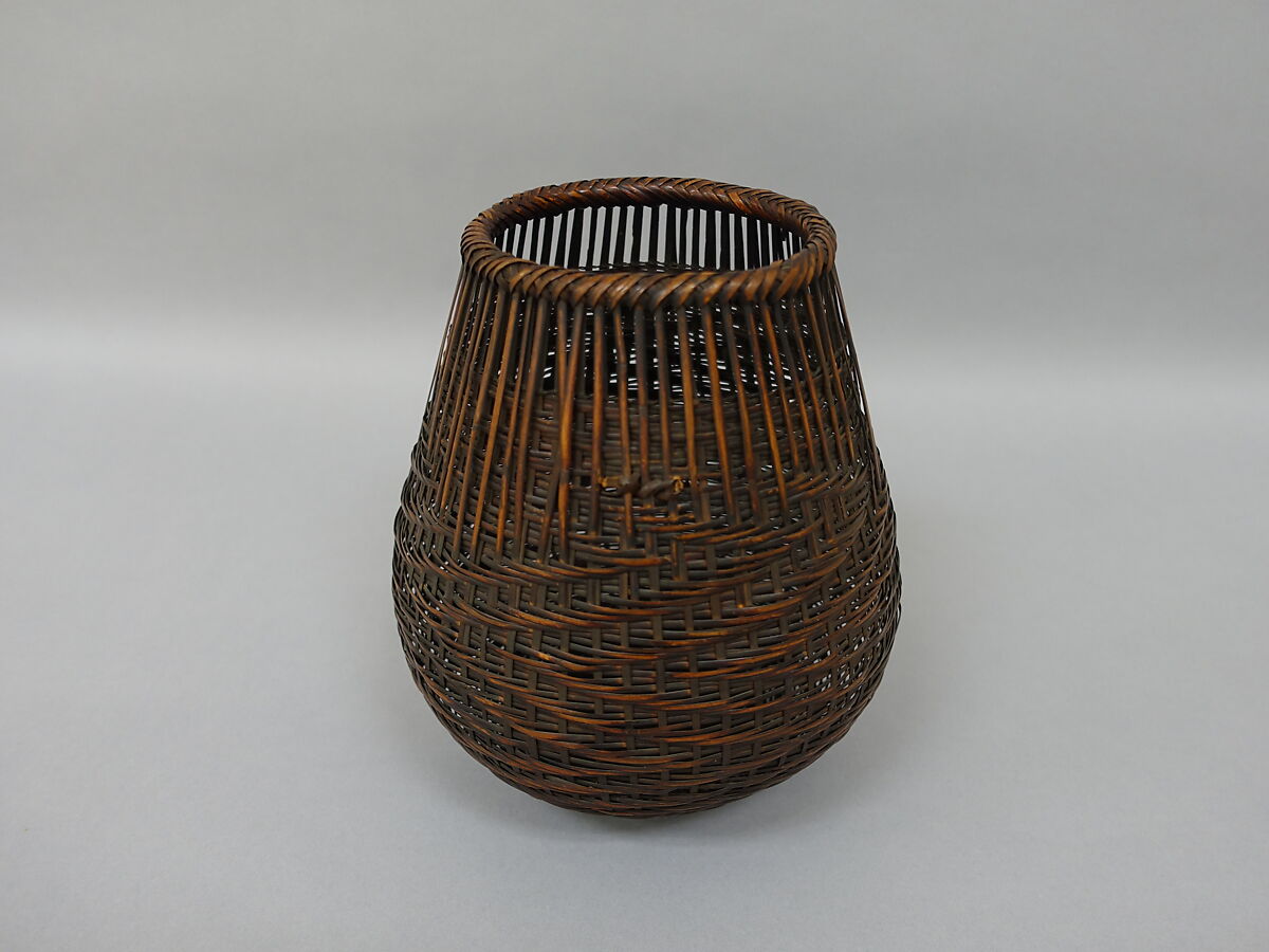 Fishing-Style Basket, Bamboo (madake), Japan