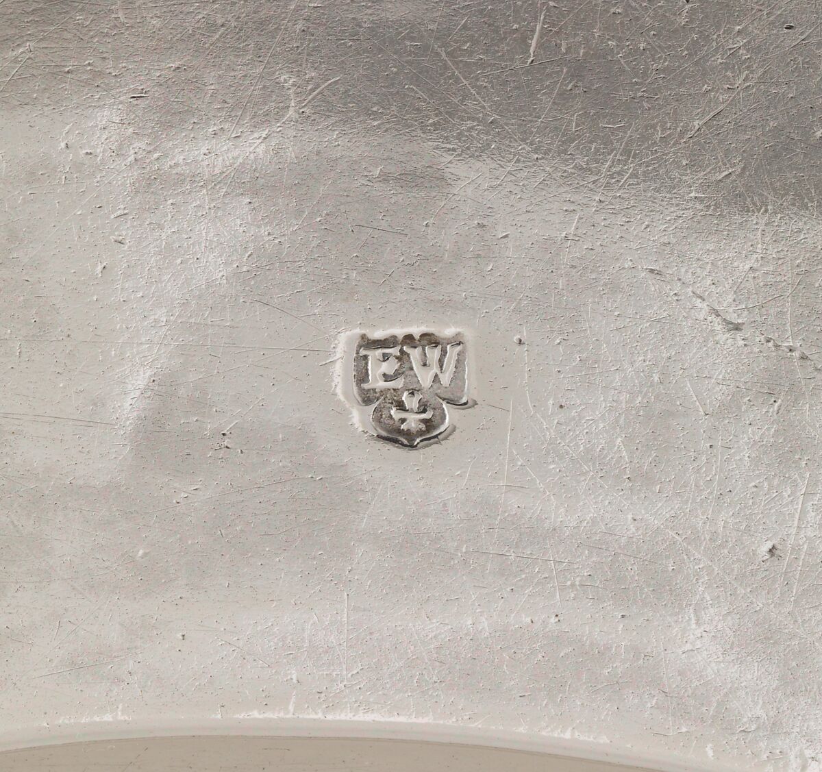 Plate, Edward Winslow (1669–1753), Silver, American