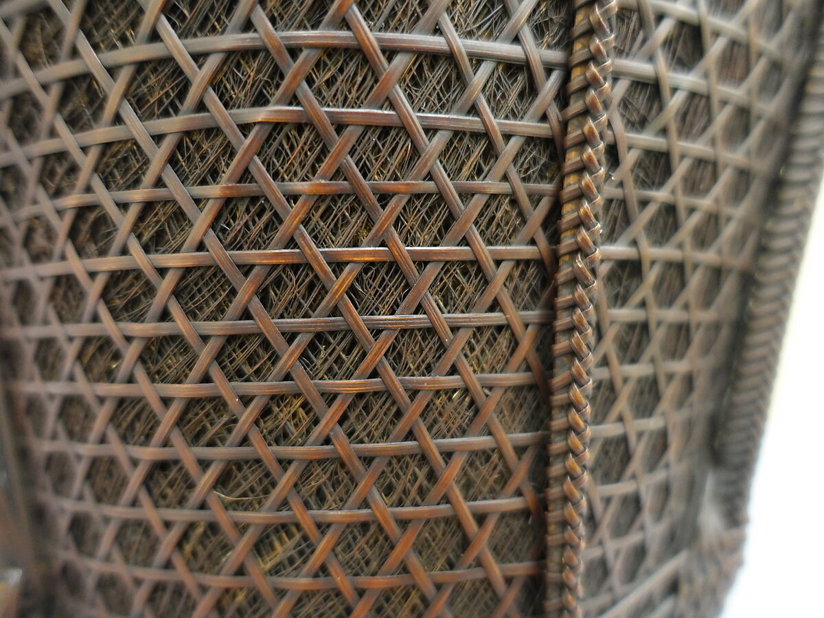 Karamono-Style Basket, Hemp palm, Japan