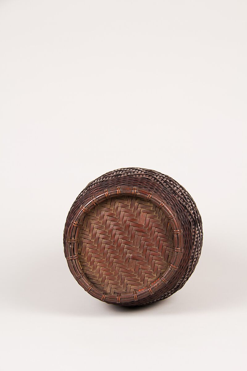 Chinese-Style Flower Basket (Karamono hanakago), Timber bamboo, dwarf bamboo, and rattan, Japan