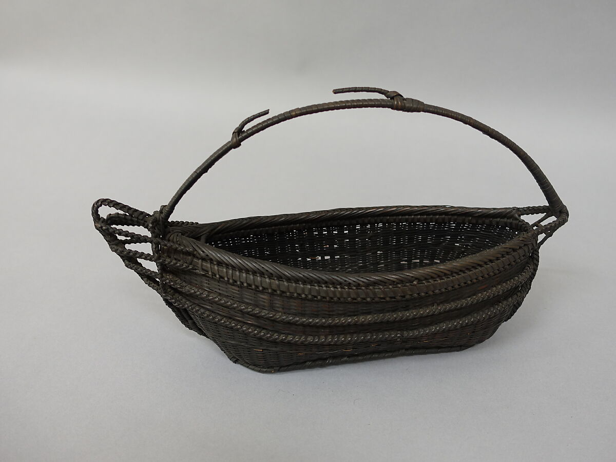 Boat-Shaped Basket, Bamboo (madake), Japan 