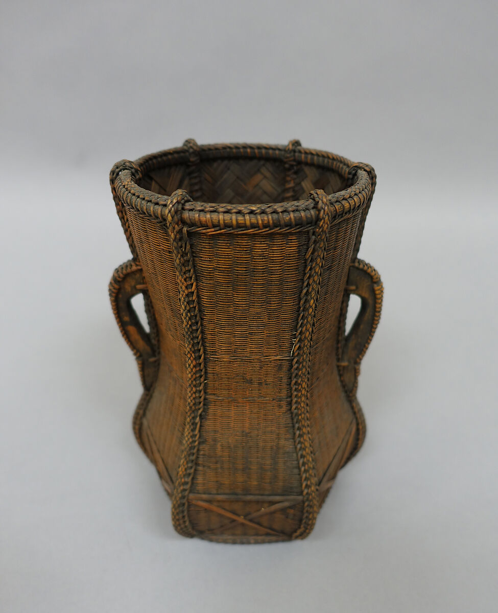 Flower Basket (Hanakago), Timber bamboo and rattan, Japan