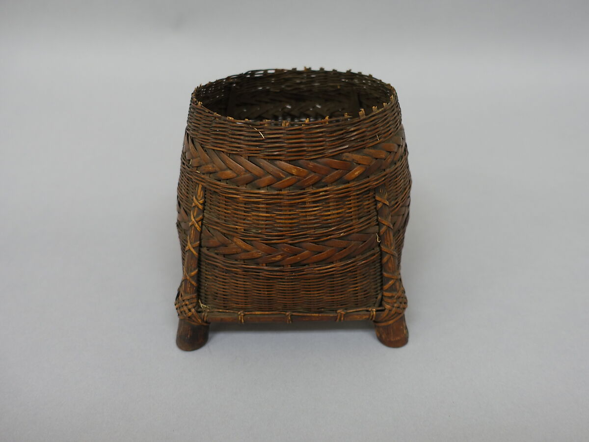 Basket (Lower Part), Rattan, Japan