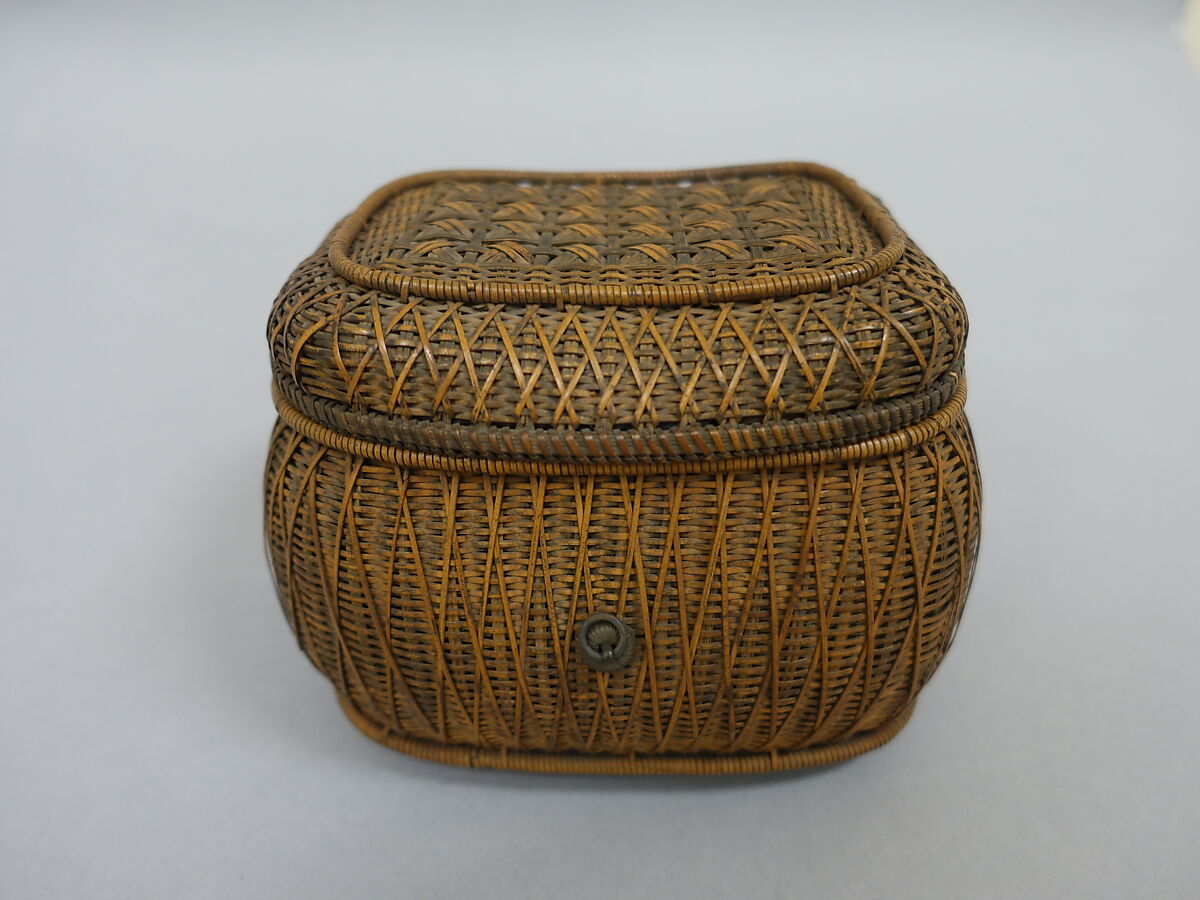Covered Basket, Bamboo, Japan