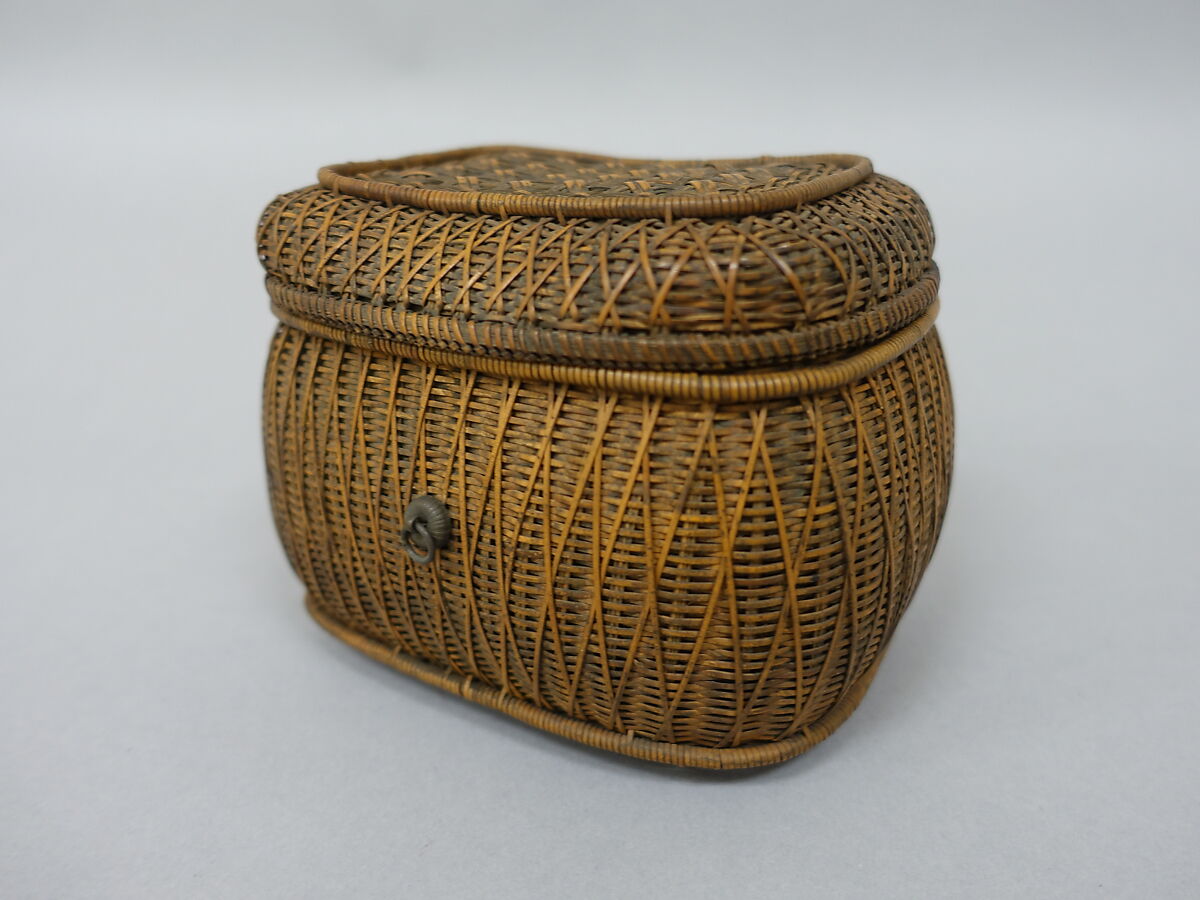 Covered Basket, Bamboo, Japan 