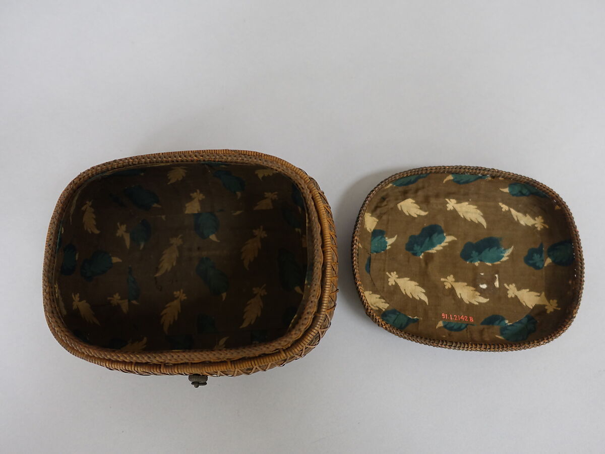 Covered Basket, Bamboo, Japan