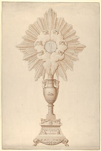 Design for a Monstrance (Presented to the City of Trieste by King Louis XVIII)