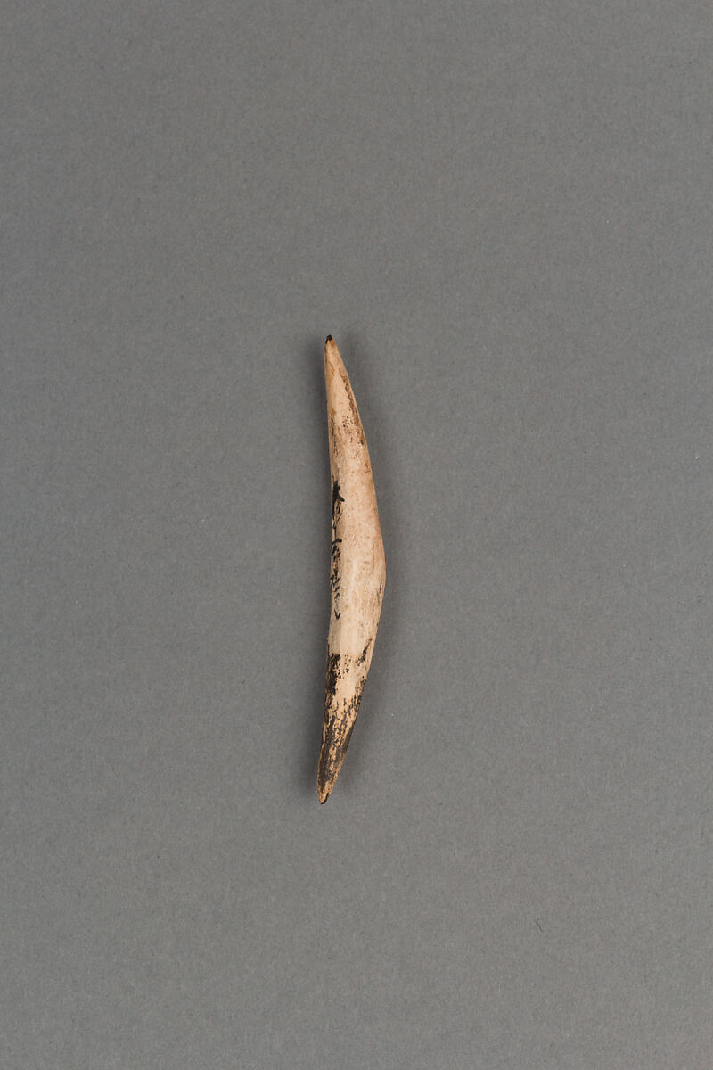 Body ornament, Bone, Japan
