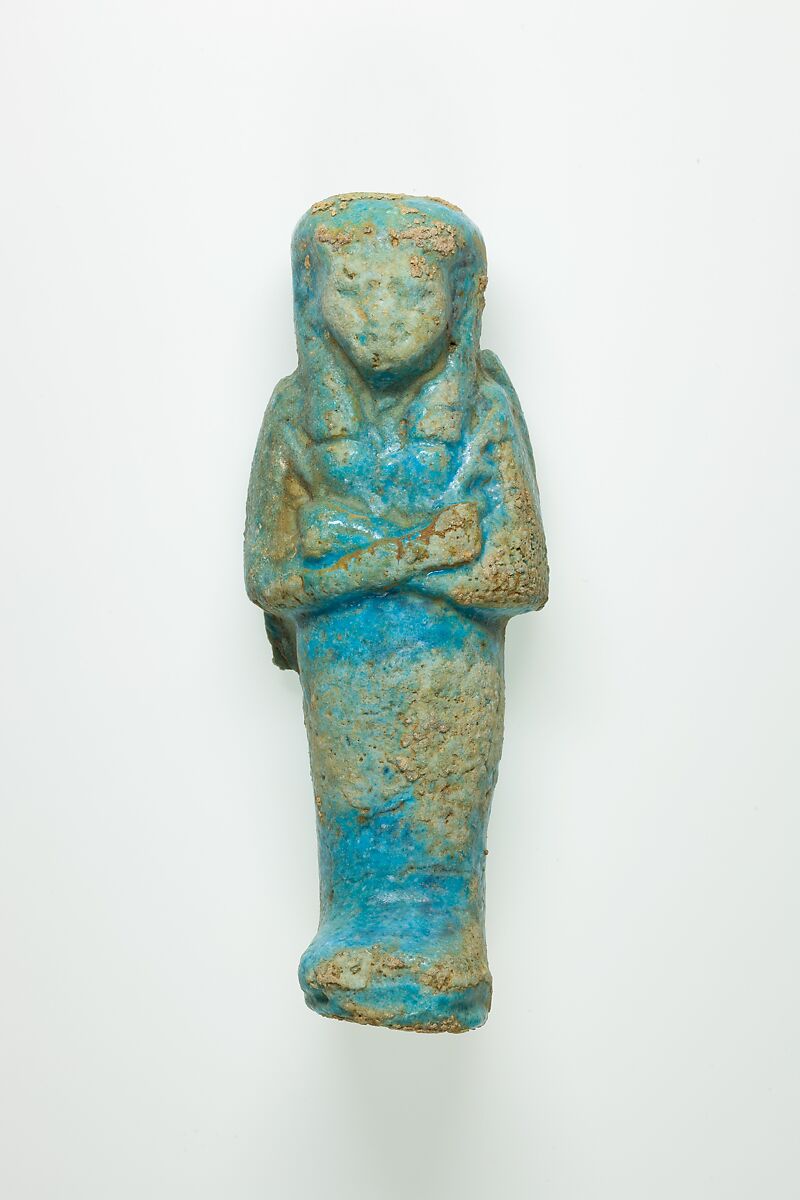 Worker Shabti of Henettawy (C), Daughter of Isetemkheb, Faience 