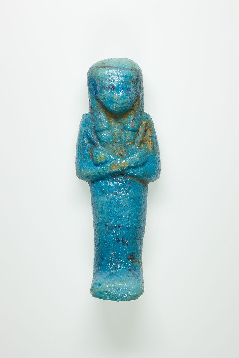 Worker Shabti of Henettawy (C), Daughter of Isetemkheb, Faience 