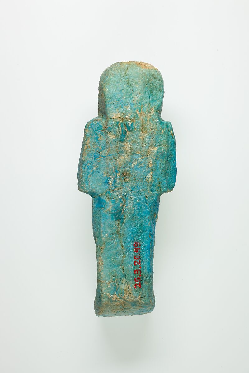 Worker Shabti of Henettawy (C), Daughter of Isetemkheb, Faience