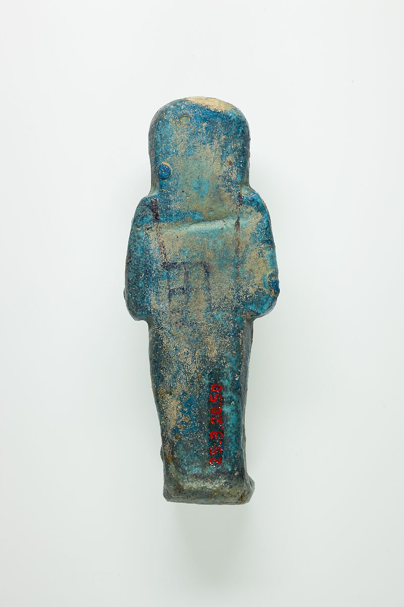 Worker Shabti of Henettawy (C), Daughter of Isetemkheb, Faience