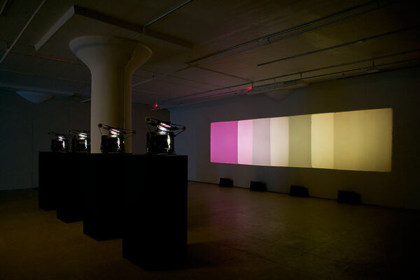 Shutter Interface, Paul Sharits (American, Denver, Colorado 1943–1993 Buffalo, New York), Four-channel 16mm film, color, sound