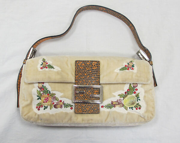 "Hell's Winter", Fendi (Italian, founded 1925), silk, leather, metal, Italian