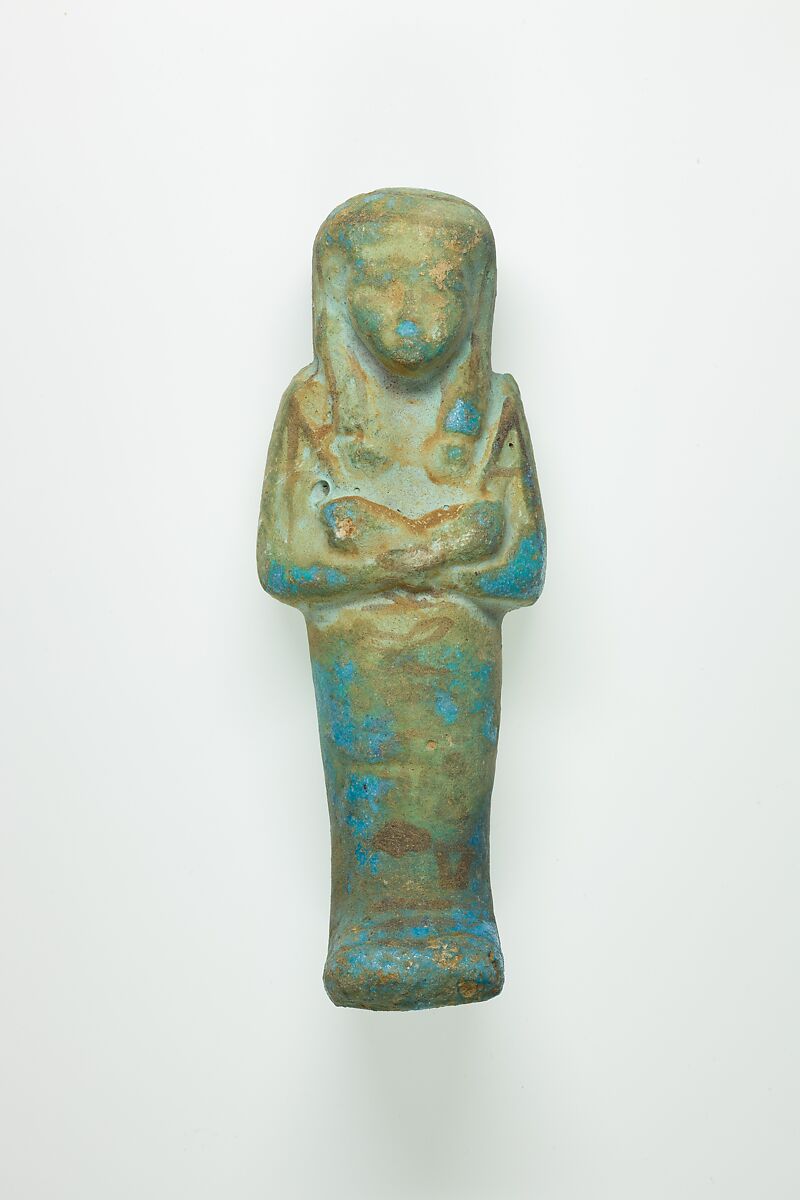 Worker Shabti of Henettawy (C), Daughter of Isetemkheb, Faience 