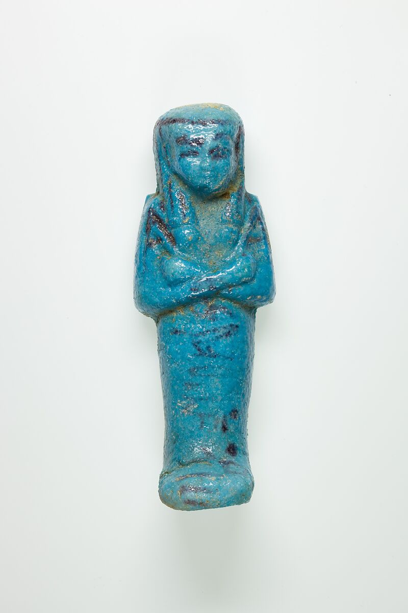 Worker Shabti of Henettawy (C), Daughter of Isetemkheb, Faience 