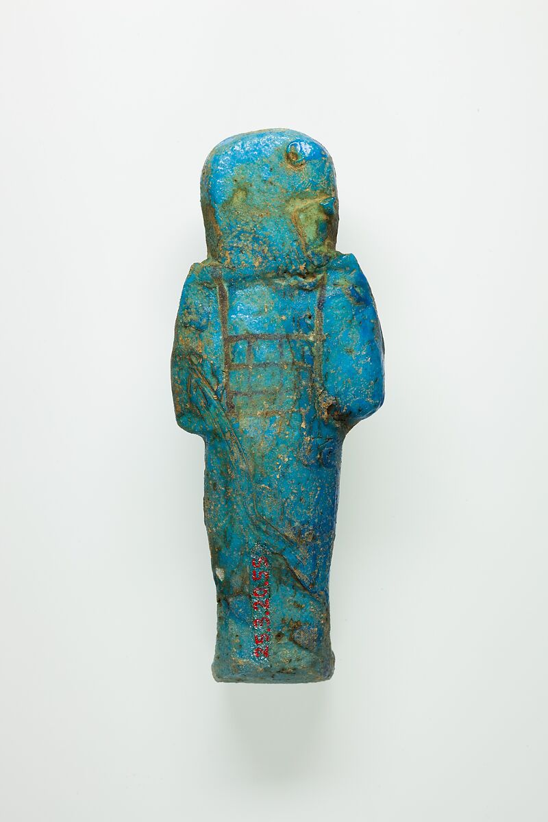 Worker Shabti of Henettawy (C), Daughter of Isetemkheb, Faience