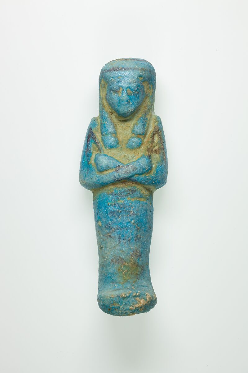 Worker Shabti of Henettawy (C), Daughter of Isetemkheb, Faience 