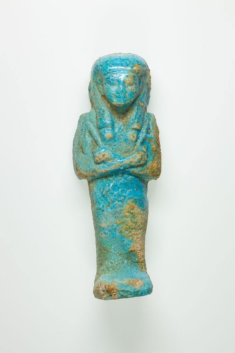 Worker Shabti of Henettawy (C), Daughter of Isetemkheb, Faience 