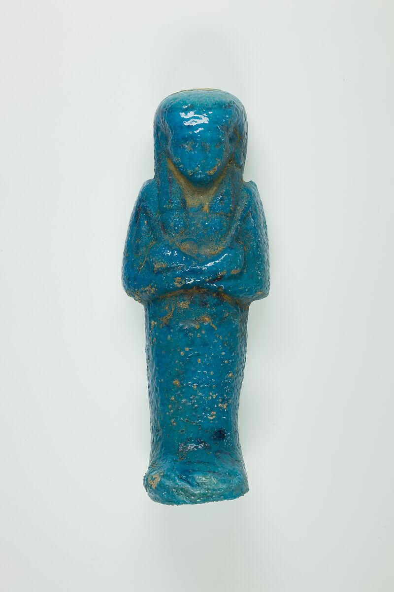 Worker Shabti of Henettawy (C), Daughter of Isetemkheb, Faience 