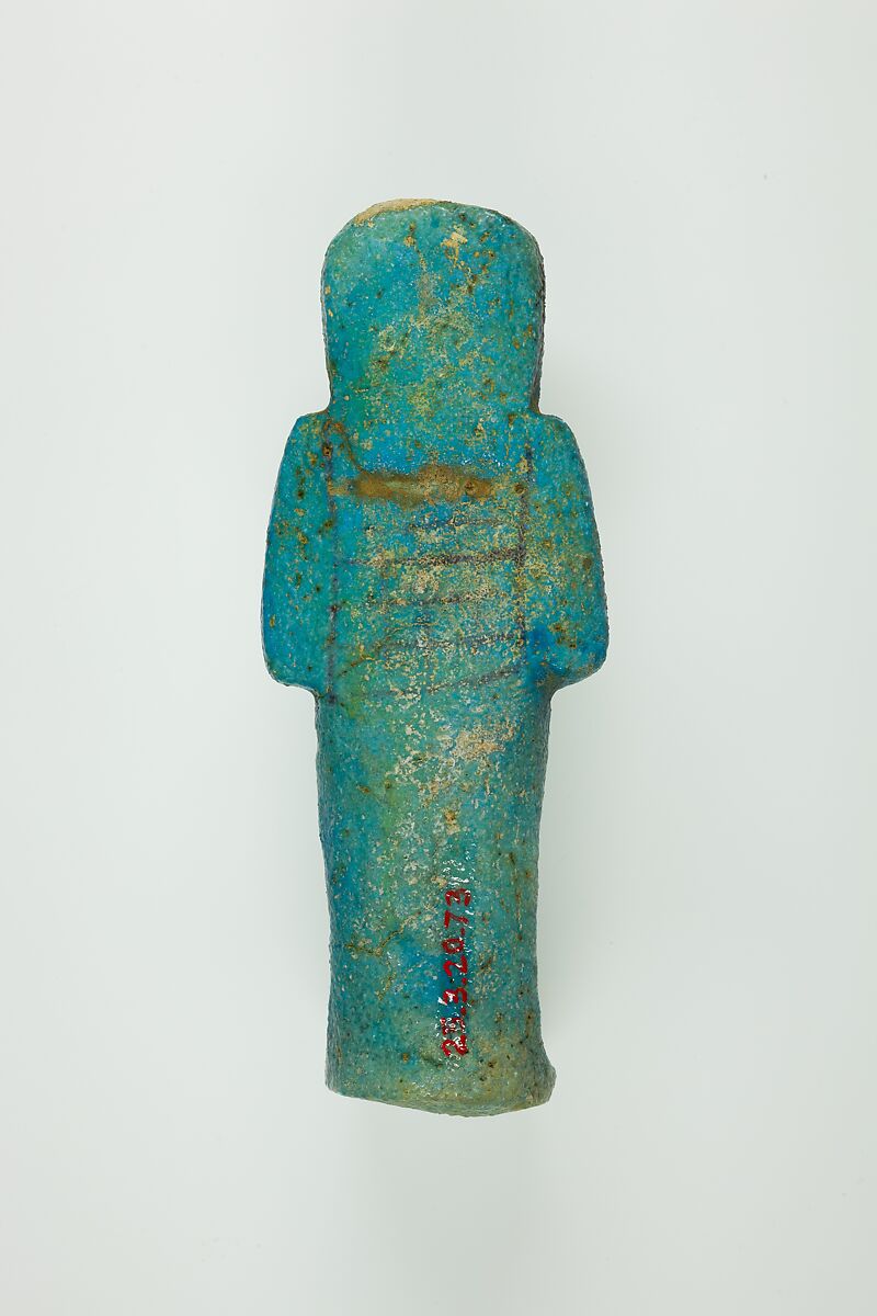 Worker Shabti of Henettawy (C), Daughter of Isetemkheb, Faience
