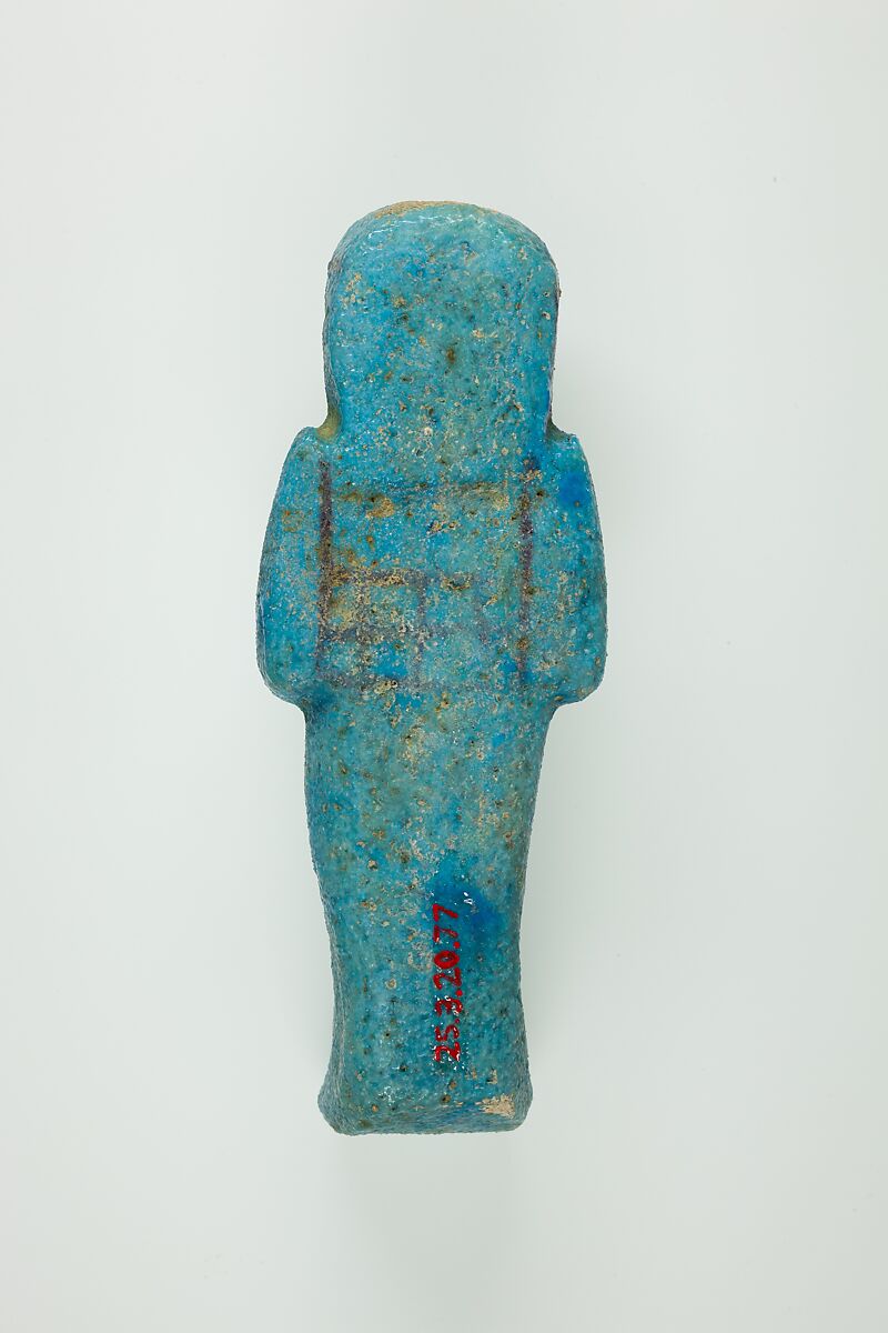 Worker Shabti of Henettawy (C), Daughter of Isetemkheb, Faience