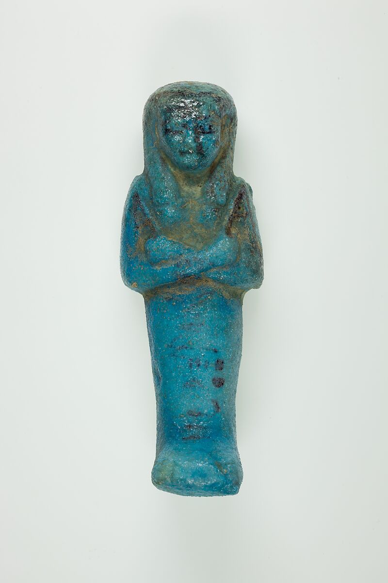 Worker Shabti of Henettawy (C), Daughter of Isetemkheb, Faience 