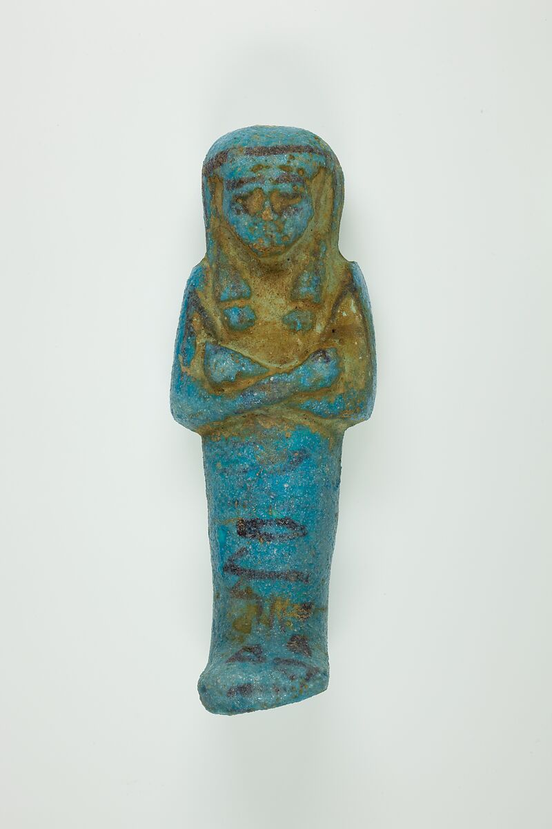 Worker Shabti of Henettawy (C), Daughter of Isetemkheb, Faience 